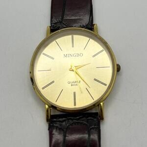 Gold mens watch